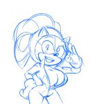  anthro big_breasts bodysuit breasts cleavage clothed clothing crossgender deep_cleavage eulipotyphlan female gesture gloves hand_on_hip handwear hedgehog huge_breasts mammal missphase mtf_crossgender salute sega simple_background sketch skinsuit solo sonic_the_hedgehog sonic_the_hedgehog_(series) tight_clothing unzipped_bodysuit white_background 