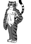  anthro athletic breasts dreamworks felid feline female genitals kung_fu_panda mammal master_tigress nude pantherine pussy solo tiger 