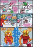  2022 anthro bath biped bubble_bath comic detailed_background dialogue english_text female fur gem_(babystar) group hair hi_res kammypup onomatopoeia sitting sound_effects speech_bubble standing text toddlergirl trio 
