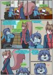 2021 anthro babystar biped comic detailed_background dialogue duo english_text female fur gem_(babystar) hair hi_res male sitting speech_bubble standing text 