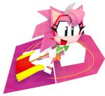  amy_rose animate_inanimate anthro big_eyes bottomwear clothing eulipotyphlan female footwear gloves green_clothing green_shirt green_topwear hammer handwear hedgehog mammal open_mouth orange_bottomwear orange_clothing orange_skirt pink_body sega shirt shoes skirt smile solo somefoolfp sonic_the_hedgehog_(series) tools topwear 