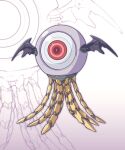  absurdres bat_wings cyclops highres ishiyumi joints mechanical_wings one-eyed original red_eyes robot robot_joints single_eye tentacles wings 