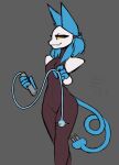  anthro avenu deltarune empty_eyes felid female flail holding_object holding_weapon mammal melee_weapon solo tasque_manager undertale_(series) video_games weapon yellow_eyes 
