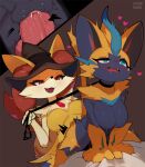  &lt;3 &lt;3_eyes 2022 anthro anthro_on_anthro anthro_penetrated anthro_penetrating anthro_penetrating_anthro blue_eyes braixen breasts clothing collar duo female female_penetrated fur genitals gynomorph gynomorph/female gynomorph_penetrating gynomorph_penetrating_female hat headgear headwear hi_res holding_leash holding_object honeycalamari inner_ear_fluff intersex intersex/female intersex_penetrating intersex_penetrating_female leash legendary_pok&eacute;mon multicolored_body multicolored_fur nintendo penetration penile penile_penetration penis penis_in_pussy pok&eacute;mon pok&eacute;mon_(species) pussy red_eyes tuft vaginal vaginal_penetration video_games witch_hat zeraora 