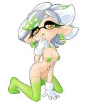  5_fingers 5_toes absurd_res alpha_channel animal_humanoid breasts cephalopod cephalopod_humanoid clothing digital_media_(artwork) ear_piercing feet female fingers gloves hair handwear hi_res humanoid humanoid_feet humanoid_pointy_ears inkling kneeling legwear looking_at_viewer marie_(splatoon) marine marine_humanoid mollusk mollusk_humanoid navel nintendo nipple_outline nipple_tape nipples not_furry open_mouth pasties piercing pseudo_hair simple_background splatoon stockings tape tentacle_hair tentacles thousandarms toes transparent_background video_games 