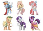  accessory applejack_(mlp) bangs clothing cutie_mark equid equine female fluttershy_(mlp) footwear friendship_is_magic garter group hasbro horse lawyer legwear maid_uniform mammal my_little_pony office_lady pinkie_pie_(mlp) pony princess rainbow_dash_(mlp) rarity_(mlp) royalty socks stockings twilight_sparkle_(mlp) uniform waitress_uniform yunlongchen 