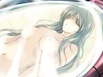  beat_angel_escalayer breasts closed_eyes game_cg long_hair medium_breasts nipples nude onigirikun sleeping solo upper_body 