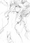  agrias_oaks bdsm blush bondage bottomless bound bound_wrists braid breasts censored dynamite_pussy_cat final_fantasy final_fantasy_tactics greyscale large_breasts long_hair monochrome mosaic_censoring multiple_penises parted_lips penis pussy rope sex solo_focus torn_clothes vaginal white_background 