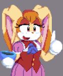  animated anthro belly belly_expansion big_belly bra breast_expansion breasts butt butt_expansion button_pop clothed clothing dress_shirt expansion female lagomorph leporid mammal rabbit sega shirt solo sonic_the_hedgehog_(series) speedsmygame1 topwear underwear vanilla_the_rabbit 