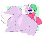  anthro arizonathevixen bedroom_eyes big_breasts big_butt bottomless breasts butt canid canine canis clothed clothing collar ear_piercing female five_nights_at_freddy&#039;s five_nights_at_freddy&#039;s:_security_breach green_hair hair hi_res huge_breasts huge_butt huge_thighs hyper hyper_butt hyper_hips hyper_thighs looking_at_viewer looking_back lying mammal multicolored_hair narrowed_eyes on_front piercing roxanne_wolf_(fnaf) scottgames seductive smile solo spiked_collar spikes thick_thighs topwear two_tone_hair video_games white_hair wide_hips wolf yellow_eyes 