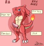  abs accessory anthro balls casual_nudity charmeleon daison_the_fox fire flaming_tail genitals hi_res looking_at_viewer male muscular muscular_male nintendo nude penis penis_accessory pok&eacute;mon pok&eacute;mon_(species) red_balls red_body scalie simple_background smile solo video_games 