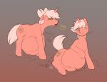  absurd_res belly bodily_fluids bulge burping digestion drooling duo equid equine female feral hair hasbro hi_res horn horse male male/female mammal my_little_pony pink_body pony saliva sharkstuff unicorn vore white_hair 