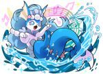  blitzdrachin blue_eyes conditional_dnp eeveelution feral fusion hybrid mammal marine nintendo pawpads paws pinniped pok&eacute;mon pok&eacute;mon_(species) primarina solo vaporeon video_games water 