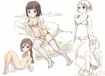  bra copyright_request lingerie partially_colored sketch thighhighs tougetsu_gou underwear 