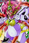  armor artist_request censored cum cum_in_pussy double_penetration green_eyes mosaic_censoring pink_hair pregnant pussy rape solo super_robot_wars super_robot_wars_the_lord_of_elemental tentacles valsione valsione_r 