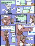  2011 3:4 anthro babystar biped blush comic detailed_background dialogue duo english_text female fur gem_(babystar) hair hi_res mammal rodent sciurid standing text 