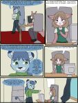  2011 3:4 anthro babystar biped clothing comic detailed_background dialogue duo english_text female fur gem_(babystar) hair hi_res male mammal rodent sciurid shirt text topwear 