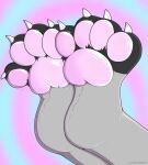  absurd_res anthro canid canine canis feet foot_fetish foot_focus hi_res hypnotizing_viewer jacobart male mammal nails pawpads paws solo wolf 