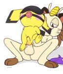  absurd_res anal anal_penetration bdsm bite blindfold bodily_fluids bondage bound drooling duo ear_bite feral forced hi_res holding_leg kinkmilk male male/male meowth nintendo penetration pichu pok&eacute;mon pok&eacute;mon_(species) rape saliva size_difference tay_vee video_games 