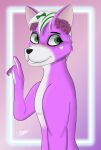  anthro blush canid canine canis hi_res male mammal shy solo ultim0_36 wolf 