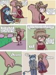  2012 3:4 anthro babystar biped comic detailed_background dialogue diaper duo english_text female fur gem_(babystar) hair hi_res male mammal rodent sciurid standing text 