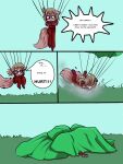  2012 3:4 anthro babystar biped clothing comic detailed_background dialogue english_text eyes_closed female fur gem_(babystar) hair hi_res mammal parachute rodent sciurid skinsuit solo text tight_clothing 