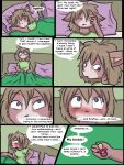  2012 3:4 anthro babystar biped blush comic detailed_background dialogue english_text female fur gem_(babystar) hair hi_res lying mammal pacifier rodent sciurid solo text 