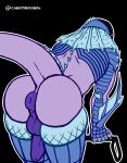  animal_humanoid anthro anus arm_spikes back_spikes bakugan bakugan_(series) bakugan_battle_brawlers balls big_butt black_face blue_body blue_fins blue_scales butt chameleon chameleon_humanoid chromamorph fin flaccid genitals hi_res humanoid lavender_body lavender_skin lizard lizard_humanoid male penis perineum presenting presenting_anus presenting_hindquarters preyas puckered_anus puffy_anus purple_anus purple_balls purple_penis red_eyes reptile reptile_humanoid scales scalie scalie_humanoid shoulder_spikes solo solo_focus spiked_tail spikes spikes_(anatomy) thick_anus thick_ass thick_thighs thighs 