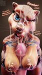  absurd_res bodily_fluids cum female gal genital_fluids genitals hi_res licking liquid lutrine mammal mustelid patterns penis picti piercing slightly_chubby tattoo tongue tongue_out 