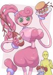  breasts burger colored cutlery doll female food fork green_eyes group human humanoid ketchup kitchen_utensils knife mammal mommy_long_legs norihito not_furry poppy_playtime stretchy tools trio wide_hips 