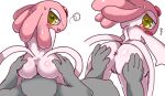  2022 2_tails ambiguous_gender anon anthro anus blush bodily_fluids body_blush butt butt_blush duo eyelashes facesitting female female/ambiguous forehead_gem genitals glistening glistening_butt hi_res human interspecies legendary_pok&eacute;mon mammal marutokke mesprit multi_tail nintendo open_mouth pink_body pink_skin pok&eacute;mon pok&eacute;mon_(species) pok&eacute;morph pok&eacute;philia pseudo_hair pussy spread_butt spreading sweat sweatdrop video_games yellow_eyes 