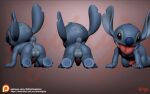 alien anthro disney feral gibly humanoid lilo_and_stitch male solo stitch_(lilo_and_stitch)