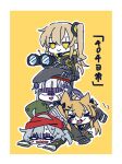  &gt;_&lt; 404_(girls&#039;_frontline) 404_logo_(girls&#039;_frontline) 4girls :&gt; :3 :d anger_vein animal_ears arm_up armband beret binoculars black_headwear black_jacket black_ribbon blank_eyes blunt_bangs blush blush_stickers brown_hair cat_ears chibi chinese_commentary club_hair_ornament coat commentary_request dogpile drooling g11_(girls&#039;_frontline) girls&#039;_frontline gloom_(expression) green_coat green_headwear grey_hair hair_between_eyes hair_ornament hair_ribbon hairclip hat headband headpat hk416_(girls&#039;_frontline) holding holding_binoculars jacket jitome long_hair long_sleeves lying multiple_girls nervous_sweating o_o on_stomach one_side_up open_mouth red_headband ribbon scar scar_across_eye shaded_face sleeves_past_fingers sleeves_past_wrists smile standing su_xiao_jei sweat translation_request triangle_mouth twintails ump45_(girls&#039;_frontline) ump9_(girls&#039;_frontline) v-shaped_eyes very_long_hair wavy_mouth xd yellow_background yellow_eyes 