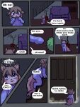  2013 3:4 anthro babystar biped blush comic detailed_background dialogue english_text female fur furniture gem_(babystar) hair hi_res mammal open_mouth plushie rodent sciurid sofa solo standing text 