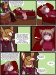  2013 3:4 anthro babystar biped blush chocolatekitsune comic detailed_background dialogue duo english_text eyes_closed eyewear female fur gem_(babystar) glasses hair hi_res lying male mammal rodent sciurid sitting text 