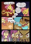  2022 absurd_res angry comic cricetid crossover dreamworks equid equine fangs female feral fluttershy_(mlp) friendship_is_magic fur hair hamster hasbro hi_res horse ittybittykittytittys male mammal mr._snake_(the_bad_guys) my_little_pony pink_hair pony reptile rodent scalie snake the_bad_guys yellow_body yellow_fur 