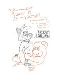 abdominal_bulge anal anal_penetration beagle big_penis canid canine canis dialogue domestic_dog doodle_(doodledoggy) doodledoggy duo fox fucked_silly genitals goo_creature hi_res huge_penis hunting_dog hyper hyper_genitalia hyper_penis keysmash_text male male/male mammal penetration penis scent_hound scuzzy_(scuzzyfox) scuzzyfox sex sketch speech_bubble thought_bubble toony xray_view
