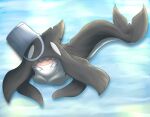  055 anthro breasts bucket cetacean container delphinoid doodle_world female mammal marine oceanic_dolphin orca roblox skadean_(doodle_world) solo toothed_whale water 