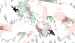  2girls biting breast_sucking breasts green_hair head_wings highres huge_breasts incest lilith_aensland long_hair morrigan_aensland multiple_girls mutual_breast_sucking nipple_biting nipples no_pussy nude ryu3224 short_hair small_breasts vampire_(game) yuri 