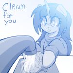 absurd_res blue_theme brain brain_wash clothing czu equid equine eyewear fan_character female feral glasses hasbro hi_res horn logical_leap mammal my_little_pony organs scar sink sweater topwear unicorn water