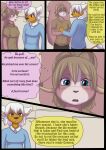  2015 anthro babystar biped clothing comic detailed_background dialogue duo english_text female fur gem_(babystar) hair hi_res mammal open_mouth rodent sciurid shirt standing text topwear 