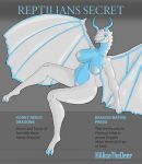  alicethedeer anthro big_breasts blue_body blue_eyes breasts butt digital_media_(artwork) dragon female genitals hi_res horn smile solo 