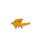 anonymous_artist canid canine dragon feathered_dragon feathered_wings feathers fox inner_ear_fluff mammal mythological_creature mythological_scalie mythology scalie solo tuft wings