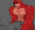  2022 abs absurd_res anal anal_penetration anthro anthro_penetrating anthro_penetrating_human areola barazoku biceps blush butt canid canine digital_drawing_(artwork) digital_media_(artwork) doggystyle duo eye_patch eyes_closed eyewear five_nights_at_freddy&#039;s fox foxy_(fnaf) from_behind_position fur genitals hair hi_res human human_on_anthro human_penetrated interspecies kopk male male/male male_penetrated male_penetrating male_penetrating_male mammal nipples nude open_mouth pecs penetration penile penile_penetration penis penis_in_ass red_body red_fur scar scottgames sex sharp_teeth teeth tongue video_games 