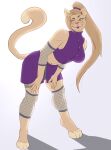 anime_eyes anthro ariin cat_tail character_name felid feline female hair hi_res ino_yamanaka mammal naruto ninja solo warrior
