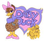 2018 accessory alpha_channel alternate_form anas anatid anseriform anthro avian beak bird black_eyes bow_(feature) bow_accessory bow_ribbon bracelet brown_body brown_fur clothed clothing dabbling_duck daisy_duck digital_media_(artwork) disney donald_duck duck ducktales duo english_text feathers female fingers footwear freckles fur hair_accessory hair_bow hair_ribbon headgear headwear heart_background hug humanoid jewelry male male/female mallard mammal markings open_mouth ribbons simple_background smile spots spotted_body standing text topwear transparent_background vampiremeerkat yellow_beak