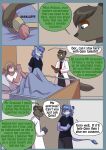  2016 anthro babystar biped comic detailed_background dialogue english_text female fur gem_(babystar) group hair hi_res lying male mammal rodent sciurid standing text trio 