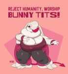  animated anthro big_breasts bouncing_breasts breasts cleavage clothed clothing female hair hair_over_eye hi_res huge_breasts joaoppereiraus lagomorph leporid mammal nipple_outline one_eye_obstructed rabbit solo thick_thighs 