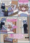  2016 anthro babystar biped comic detailed_background dialogue english_text female fur gem_(babystar) hair hi_res male mammal plushie rodent sciurid sitting text 