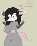 american_opossum anthro belly big_breasts breasts female mammal marsupial solo strawberry_yogurt